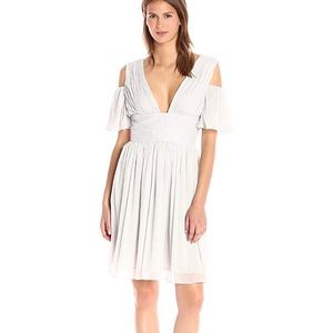 French Connection Constance gray semi formal Dress